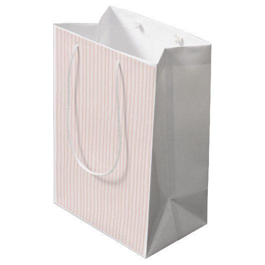 Bunny Baby shower Gift Bag Medium Cadeauzakje (Achterkant Gekanteld)
