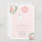 Bunny Baby shower Invitation Some Bunny Special Kaart (Voorkant)