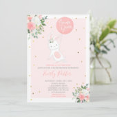 Bunny Baby shower Invitation Some Bunny Special Kaart (Staand voorkant)