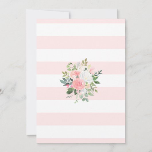 Bunny Baby shower Invitation Some Bunny Special Kaart (Achterkant)