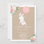 Bunny Baby shower Invitation Some Bunny Special Kaart (Voorkant)
