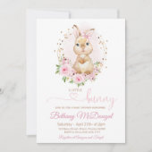 Bunny baby shower  kaart (Voorkant)