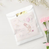 Bunny Baby shower Meisje Bedankzakje (Gezegeld)