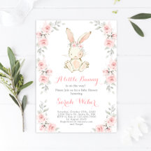 Bunny baby shower meisje