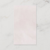 Bunny Baby shower Meisje Luier Raffle Informatiekaartje (Achterkant)