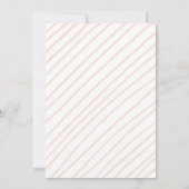 Bunny Baby shower nodigt Konbit Spring Floral uit Kaart (Achterkant)