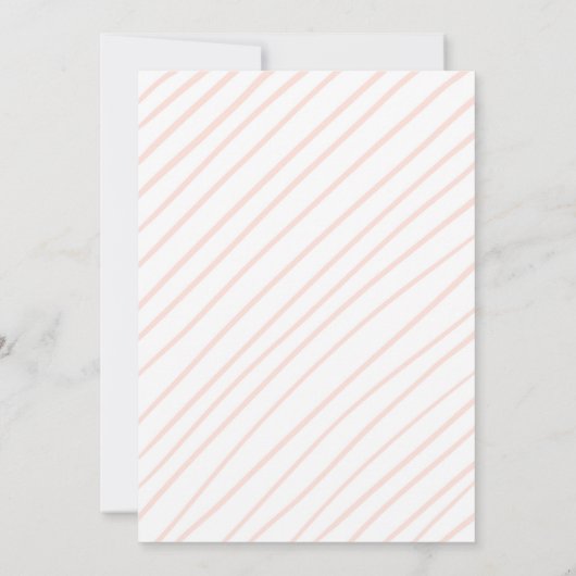 Bunny Baby shower nodigt Konbit Spring Floral uit Kaart (Achterkant)