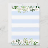 Bunny Baby shower nodigt uit tot een speciale bunn Kaart (Achterkant)