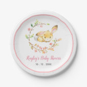 Bunny Baby shower Paper Bord (Voorkant)