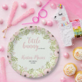 Bunny Baby shower Papieren Bordje (Feest)