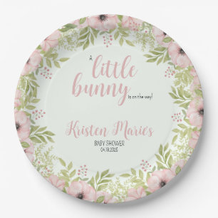 Bunny Baby shower Papieren Bordje