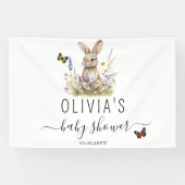 Bunny Baby shower Party Grote Banner (Horizontaal)