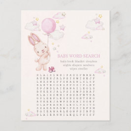 Bunny Baby shower spel voor meisjes