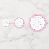 Bunny Baby shower Spring Pink Girl Confetti (Voorkanten)