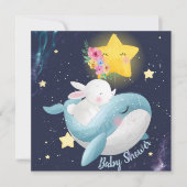 Bunny Baby shower Uitnodiging (Voorkant)