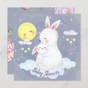 Bunny Baby shower Uitnodiging