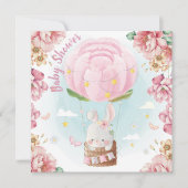 Bunny Baby shower Uitnodiging (Voorkant)