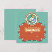 Bunny Baby shower Uitnodiging (Voorkant / Achterkant)