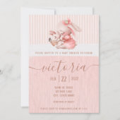Bunny Baby shower Uitnodiging (Voorkant)