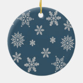 Bunny Baby's eerste kerstOrnament Keramisch Ornament (Achterkant)