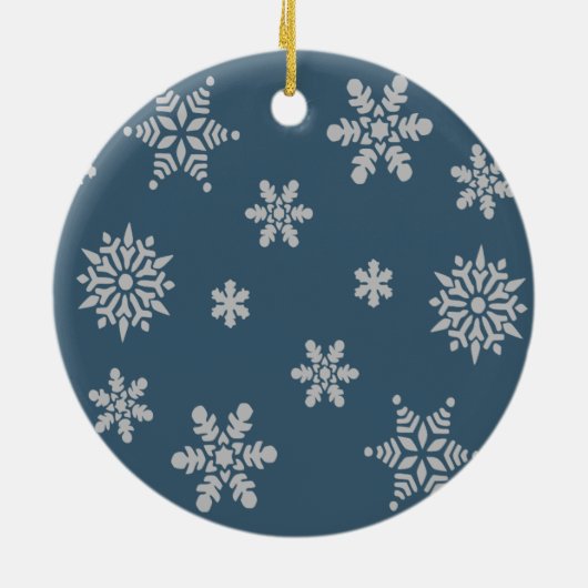 Bunny Baby's eerste kerstOrnament Keramisch Ornament (Achterkant)