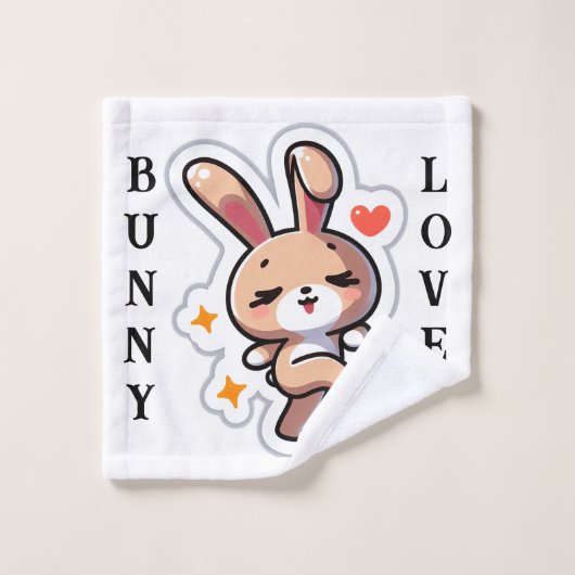 Bunny Bad Handdoek (Wasdoekje)