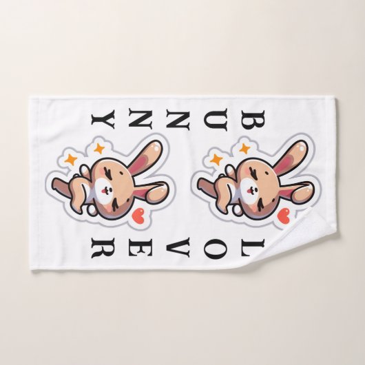 Bunny Bad Handdoek (Handdoek)