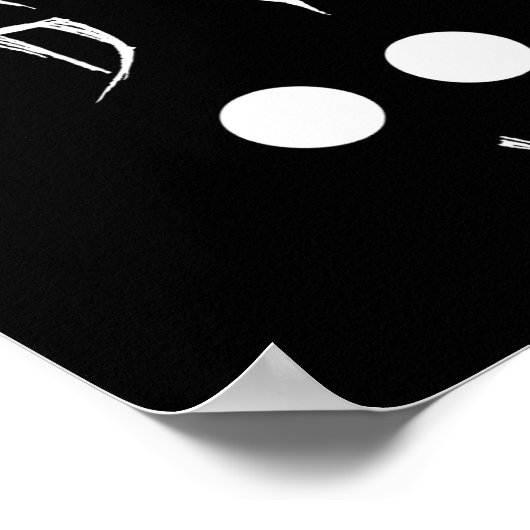 Bunny Bad Rabbit Happy Easter Eggs Hunting Spring Poster (Hoek)