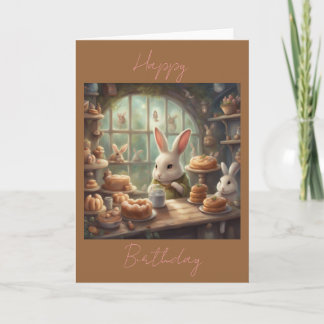 Bunny Bakery Gefeliciteerd Kaart