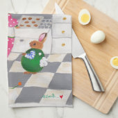 Bunny bakken koekjes theehanddoek theedoek (Quarter Fold)