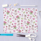 Bunny Ballerina in Waterverf Tissuepapier (Craft)