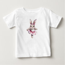 Bunny Ballerina Peuter T-Shirt - Knuffel Baby Dans