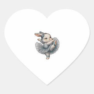 Bunny Ballet Ballerina Rabbit Ballet Bunny Dance T Hart Sticker