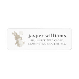Bunny ballonlabel etiket