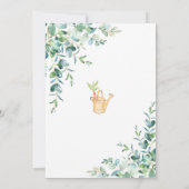 Bunny Balloon 2e verjaardagsuitnodiging Kaart (Achterkant)