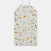 Bunny Balloon Carrot Car Wildflower Wreath Favors Cadeaulabel (Achterkant)