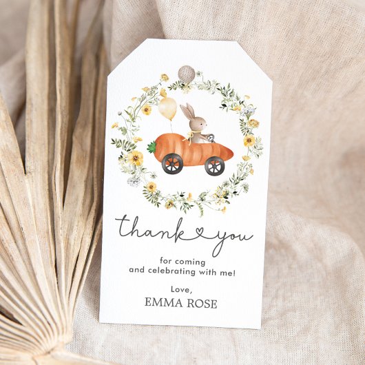 Bunny Balloon Carrot Car Wildflower Wreator Favors Cadeaulabel