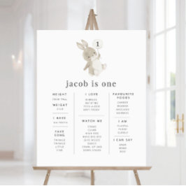 Bunny Balloon Poster