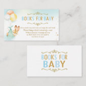 Bunny Balloons Baby shower brengt boek in plaats d Informatiekaartje (Voorkant / Achterkant)