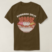 Bunny Banana Split Ice Cream Leuke Dieren door Tob T-shirt (Design voorkant)