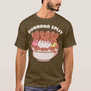 Bunny Banana Split Ice Cream Leuke Dieren door Tob T-shirt
