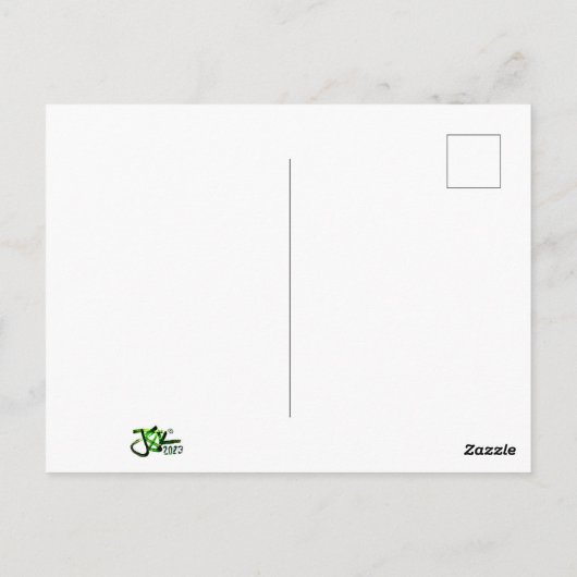 Bunny Banner Dank je Kaart (Achterkant)