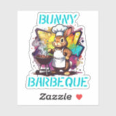 Bunny Barbeque Sticker (Vel)