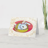 Bunny Basket Easter Kaart (Voorkant)