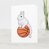 Bunny Basketball-speler Basketball Kaart (Voorkant)