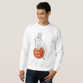 Bunny Basketball-speler Basketball Trui (Voorkant volledig)