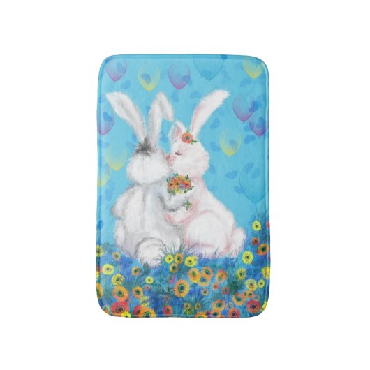 Bunny Bath Mat Gift (Voorkant Verticaal)