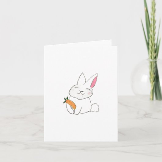 Bunny Bedankkaart (Voorkant)