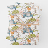  Bunny Beer Fox Car Foliage Boy Inpakpapier Vel (In situ)