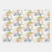  Bunny Beer Fox Car Foliage Boy Inpakpapier Vel (Voorkant)